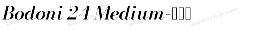 Bodoni 24 Medium字体转换